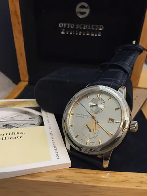 Automatik Herrenuhr OTTO SCHLUND Zeittechnik, Gangreserve, Kaliber Soprod 9035 – neu – Uhren & Schmuck – überwiegend…