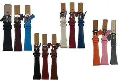 ECHTES- LEDER UHRENARMBAND DILOY STAHL SCHLIESSE Diloy – neu – Uhren & Schmuck – überwiegend weiß – Foto 1 von 5