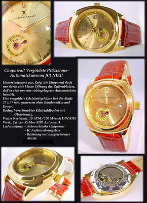 Herrenuhr Automatikuhr Jacques Cantani Miyota 8215 Glasboden Edelstahl JC-205 – gebraucht, wie neu – Uhren & Schmuck…