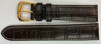 20 mm Union Glashütte/SA Echt Leder Uhrenarmband Dunkelbraun D610001135 – neu – Uhren & Schmuck – Foto 1 von 2