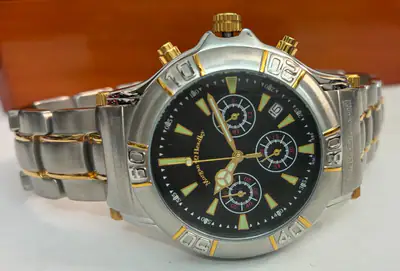 Chronograph 40 mm Herrenuhr HOMME MORGAN & HEADLEY MH-580 Taucher-Style elegant – gebraucht, wie neu – Uhren & Schmuck…