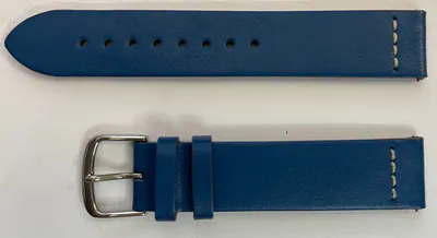 19 mm RADO Nappa Leder Uhrenarmband Blau mit Naht neutrale Stahl-Dornschliesse – neu – Uhren & Schmuck – Foto 1 von 2