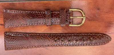 20 mm Jacques Lemans Echt Leder Uhren-Armband braun Rarität – gebraucht, wie neu – Uhren & Schmuck – Foto 1 von 2