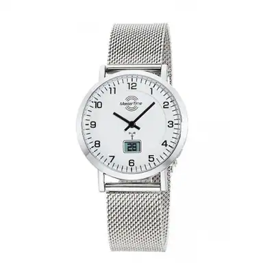Funk Damenuhr MasterTime Advanced Edelstahl 36mm Milanaiseband MTLS-10740-12M – neu – Uhren & Schmuck – überwiegend weiß…