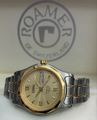 Automatik Armbanduhr ROAMER Stingray Damen Tag-Datum Saphir 401637 Rarität – gebraucht, wie neu – Uhren & Schmuck…