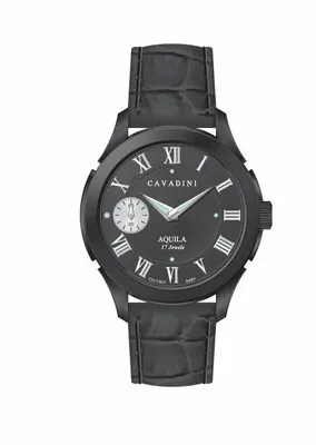 Cavadini CV-1301 Herrenuhr Handaufzug Unitas ETA-6497 Swiss Made Römisch schwarz – gebraucht, wie neu – Uhren & Schmuck…