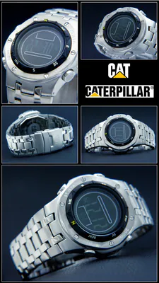 BOMBASTICH CAT Herrenuhr sportlich digital mit Sensoren 3 BAR Edelstahl kompass – gebraucht, wie neu – Uhren & Schmuck…