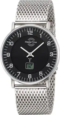 Funk Herrenuhr MasterTime Advanced Edelstahl 42mm MTGS-10557-22M Milanaiseband – neu – Uhren & Schmuck – überwiegend weiß…