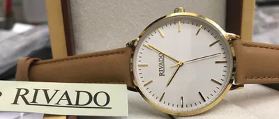 Rivado Damenuhr RILS-32529-61L Edelstahl vergoldet 38mm Modern gut lesbar – neu – Uhren & Schmuck – Foto 1 von 5