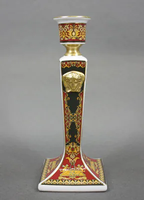 Rosenthal Versace Medusa Kerzenleuchter – gebraucht, gut – Sonstiges – überwiegend grau – Foto 1 von 3