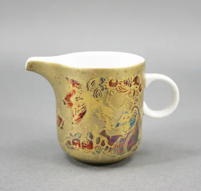 Rosenthal Milchkännchen 6,5 cm Scheherazade Bjørn Wiinblad (20) – gebraucht, gut – Sonstiges – überwiegend silber – Foto 1…