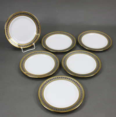 Rosenthal Aida Monaco 6x Brotteller 15 cm Ätzkante 1. Wahl – neu – Sonstiges – Foto 1 von 3