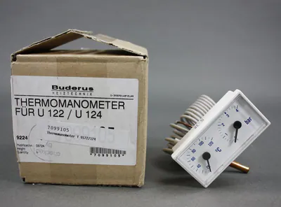 Buderus Thermomanometer U122/124 ( WERK ) – neu – Sonstiges – überwiegend grau