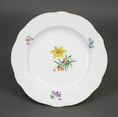 Meissen Teller Vorspeisenteller 22 cm Neumarseille Blume 2 - 040110 2. Wahl (11) – gebraucht, gut – Sonstiges – überwiegend…