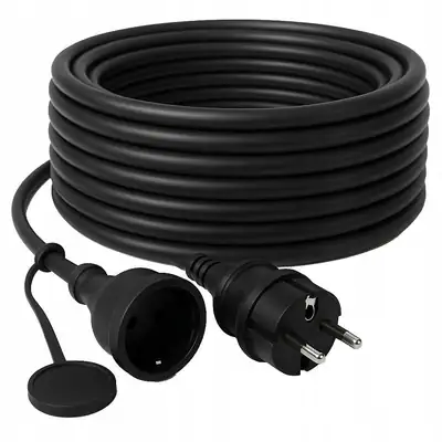 Verlängerungskabel 50m 3x2,5mm² Gartenkabel Baustellenkabel Stromkabel Schwarz – neu – Sonstiges – Foto 1 von 3