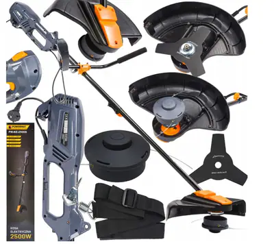 Rasentrimmer Elektro Motorsense Freischneider Trimmer Set Zubehör Faden 2500W – neu – Sonstiges – überwiegend weiß – Foto 1…