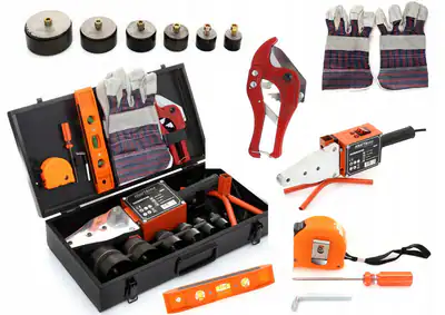 Muffenschweißgerät Stumpfschweißgerät Schweißgerät Set Rohrschweißgerät 2900W – neu – Sonstiges – Foto 1 von 5