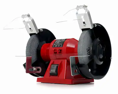 DOPPELSCHLEIFER TISCHSCHLEIFMASCHINE DOPPELSCHLEIFMASCHINE 1500W 2950 U/MIN – neu – Sonstiges – überwiegend weiß – Foto 1…