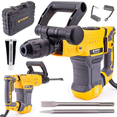 ABBRUCHHAMMER SDS MAX STEMMHAMMER 2900W SCHLAGHAMMER POWERMAT PM-MWB-2900M – neu – Sonstiges – überwiegend weiß – Foto 1…