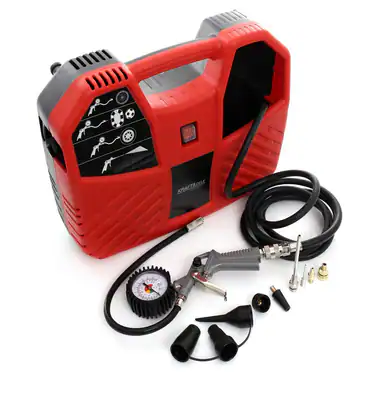 Kompressor ölfrei 1100W Luftkompressor 8bar 180l min Druckluft tragbar kompakt – neu – Sonstiges – überwiegend weiß – Foto…