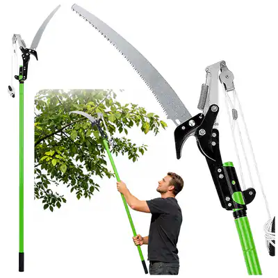 Teleskop Astschere Astsäge Baumsäge Gartenschere 2in1 125-240cm Seilzug 30mm – neu – Sonstiges – überwiegend weiß – Foto 1…