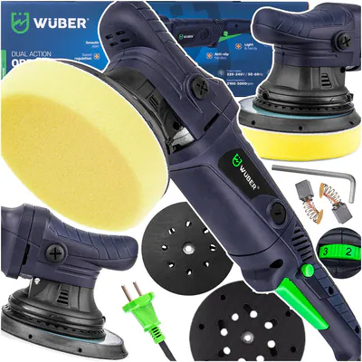 Exzenter-Poliermaschine 1500W Drehzahlregelung Auto-Polierer inkl. Polierpads – neu – Autos – überwiegend weiß – Foto 1 von 5