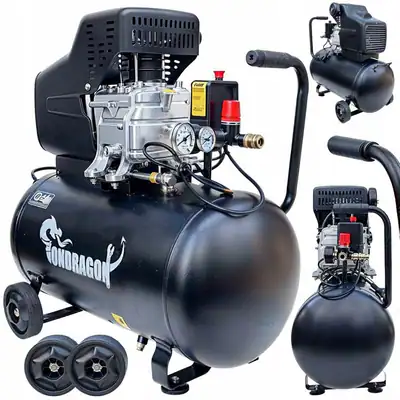 Ölkompressor Kompressor Druckluftkompressor 50L 8Bar 210L/min Kolbenkompressor – neu – Sonstiges – überwiegend weiß – Foto…