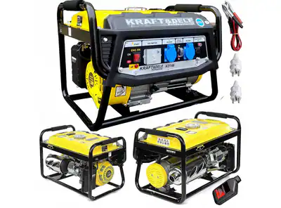 Stromerzeuger Benzin 3500W Generator 230V 12V Notstromaggregat Camping Baustelle – neu – Sonstiges – überwiegend weiß…