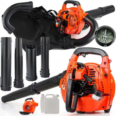 Benzin Laubbläser Laubsauger Häcksler Metallmesser Schneefräse Stark 4in1