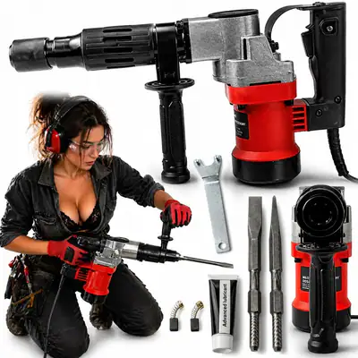 Bohrhammer SDS Plus 5,5J Schlagbohrhammer Meißelhammer Bohrmaschine Koffer