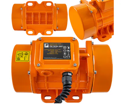 Vibrationsmotor 200W 230V Rüttelmotor Unwuchtmotor 2980U/min IP65 1-phasig