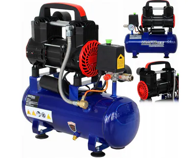 Druckluftkompressor Kompressor ölfrei 9L 1200W 230V 220L/min Luftkompressor – neu – Sonstiges – überwiegend weiß – Foto 1…