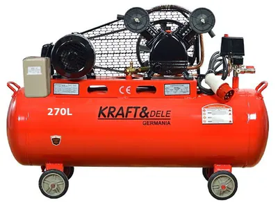 Kompressor 270L 400V 820L/min Druckluftkompressor 8bar 2 Zylinder Werkstatt – neu – Sonstiges – überwiegend weiß