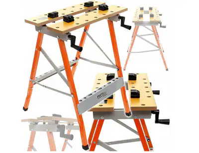 Werkbank klappbar 100kg Arbeitstisch Werkbank Werktisch mit Spannfunktion – neu – Sonstiges – überwiegend weiß – Foto 1 von 5