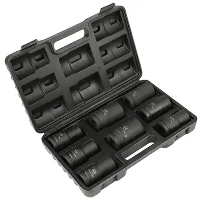 Schlagschrauber Nuss Satz 3/4 Zoll 17-32mm 8tlg CrMo Impact Stecknuss Werkstatt – neu – Autos – überwiegend weiß – Foto 1…
