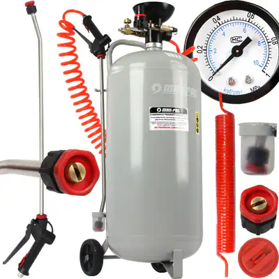 Fahrbar Schaumgerät mit Druckbehälter 50L Aktivschaum Schlauch 9m Komplett-Set – neu – Sonstiges – überwiegend weiß – Foto…