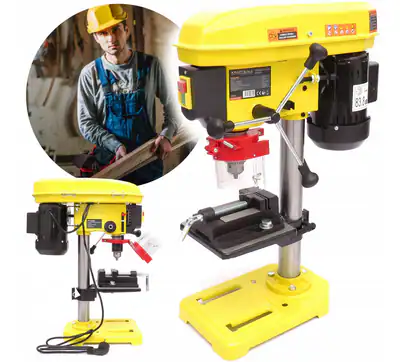 Tisch Säulen Ständerbohrmaschine Säulenbohrmaschine 1850W Stark + Schraubstock – neu – Sonstiges – überwiegend weiß – Foto…