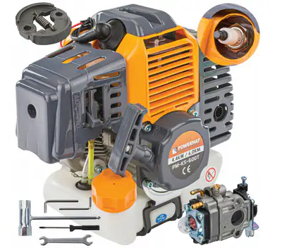 Benzinmotor für Freischneider Rasenmäher powermat PM-KS-600T-SI