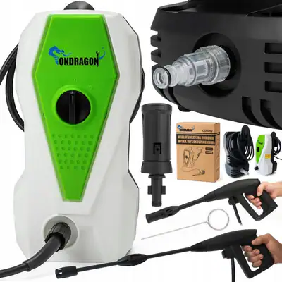 Hochdruckreiniger 2000W 230 Bar Turbo Düse Set Schaumkanone 5m Schlauch 230V
