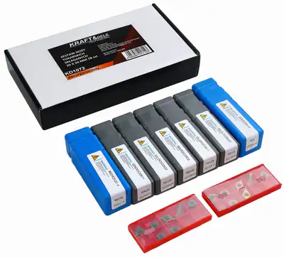 Drehmeißel Set 28 tlg Drehmeißel Satz Drehbank Maschinen Metallbearbeitung