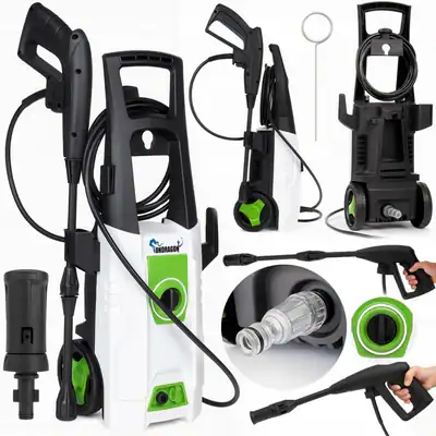 Hochdruckreiniger 230 bar 2000W Turbo Lanze Alu Pumpe XXL Set Terrasse Auto