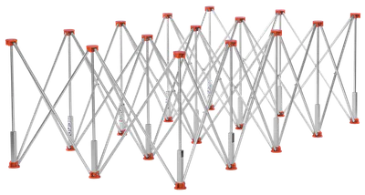 Fliesenleger Tisch 221×115 cm Arbeitstisch 15-Bein für Großformat Fliesentisch