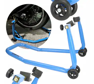 motorradständer HINTEN Schwinge 340kg Montageständer Gummi Rollen – neu – Autos – überwiegend weiß – Foto 1 von 5