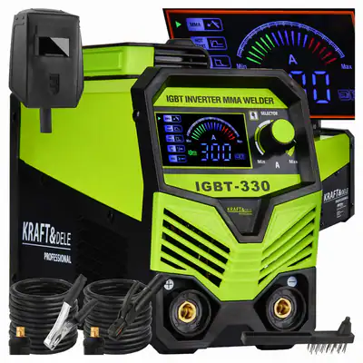 KD1879 Schweißgerät Inverter MMA 300A IGBT LCD tragbar Elektroden 1,6–4mm Kupfer