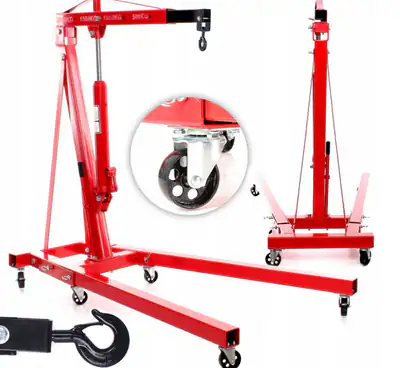 Werkstattkran Motorheber 2T Kran Motor Werkstatt Motorkran 2000 kg Jack Strong – neu – Autos – überwiegend weiß – Foto 1…