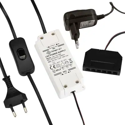 Transformator Trafo Netzteil Netzgerät 6,12,15,30,50 Watt mit Schalter SO-TECH® – neu – Möbel – überwiegend weiß