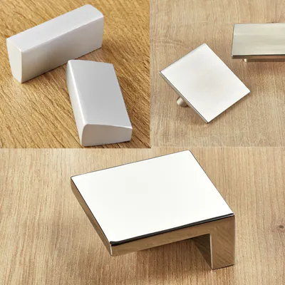 Möbelgriff BA 32 mm Schubladengriff Schrankgriff Möbelknopf Knauf Alpha Design – neu – überwiegend weiß – Foto 1 von 3