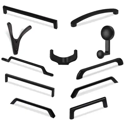Möbelgriff Garderobenhaken BLACKLINE Schubladengriff Schrankgriff DESIGN SOTECH – neu – überwiegend weiß – Foto 1 von 5