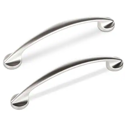 Möbelgriff STINA BA 96 mm oder 128 mm Edelstahloptik matt Türgriff Bügelgriff – neu – überwiegend weiß – Foto 1 von 3