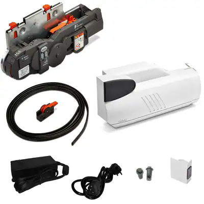Blum Servo-Drive Zubehör für Klappenbeschlag Aventos HK weiß Hochklappenbeschlag – neu – Möbel – Foto 1 von 3
